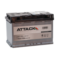 Аккумулятор ATTACK  6ст-75 (1) L+  рос